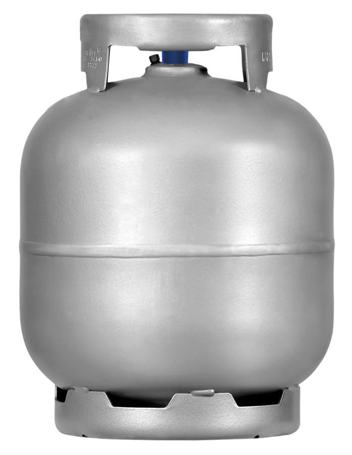 Botijão de gás P13, 13kg, modelo residencial padrão